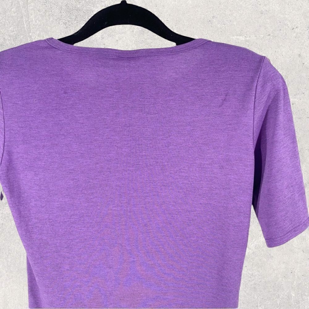 LulaRoe Gigi Fitted Top Purple Tee Shirt Size Small - Picture 6 of 8